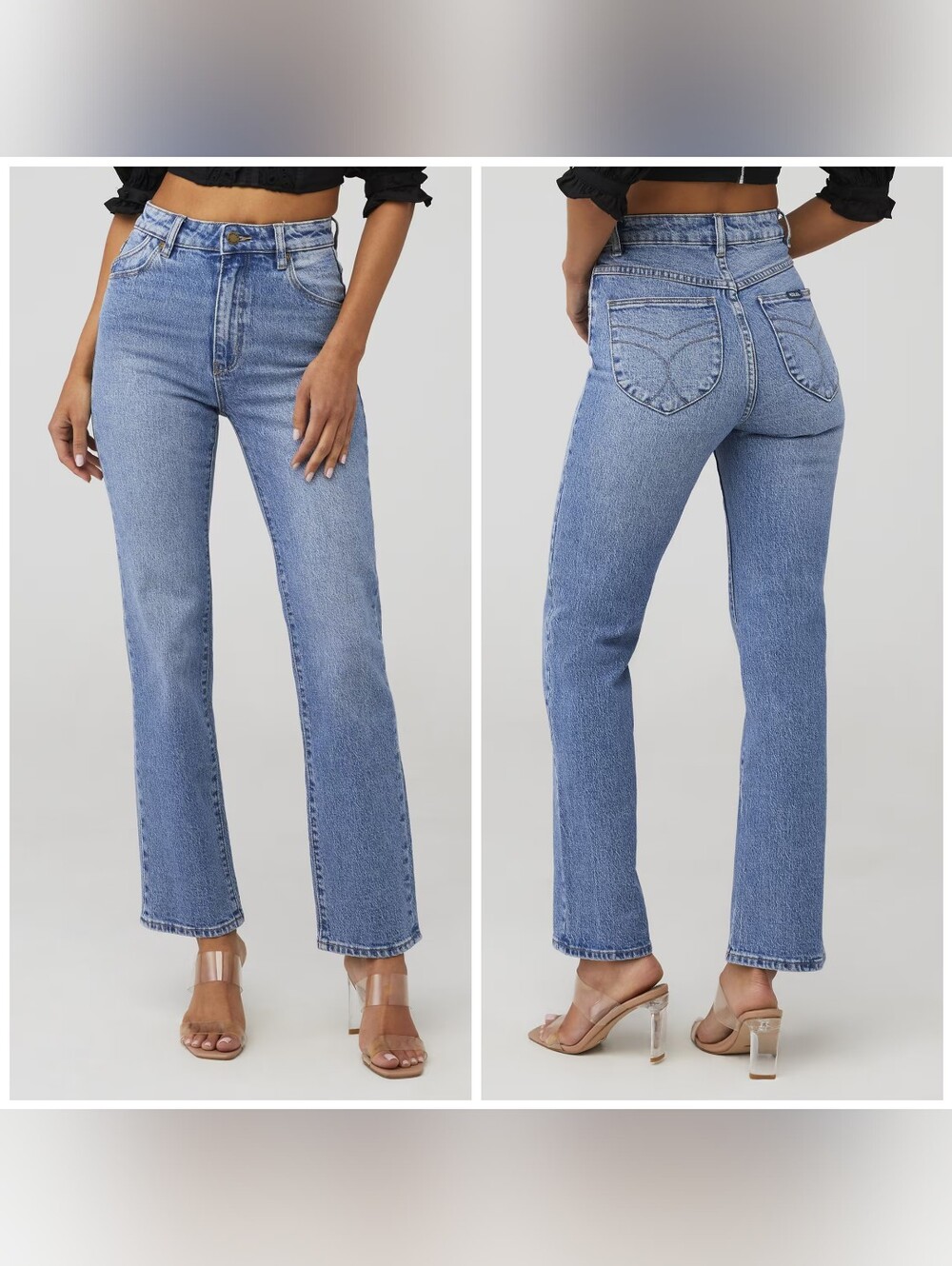 Rolla's ORIGINAL High Rise STRAIGHT, Size 25, Brad Blue